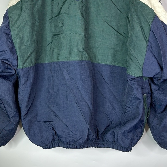 Vintage Reebok Green 90's 1/2 Zip Nylon Jacket Size XL - Picture 6 of 10
